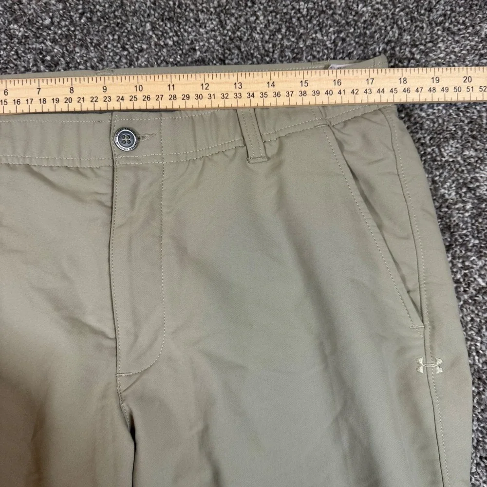 Under Armour Matchplay Mens Beige Golf‎ Pants 36x30 Performance Lightweight